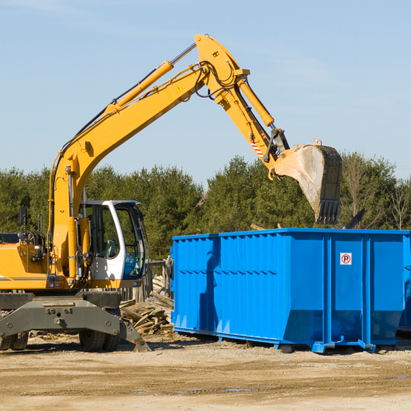 what size residential dumpster rentals are available in Addington